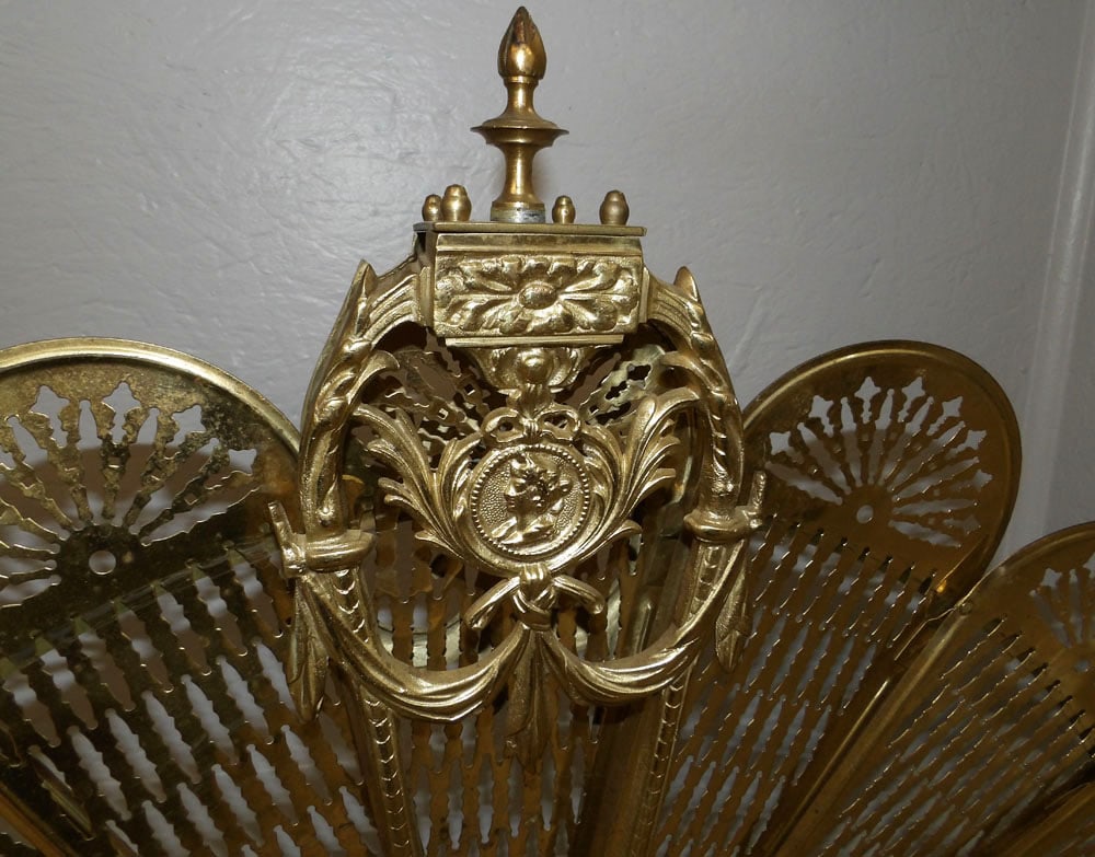 Brass Fireplace Screen - 3