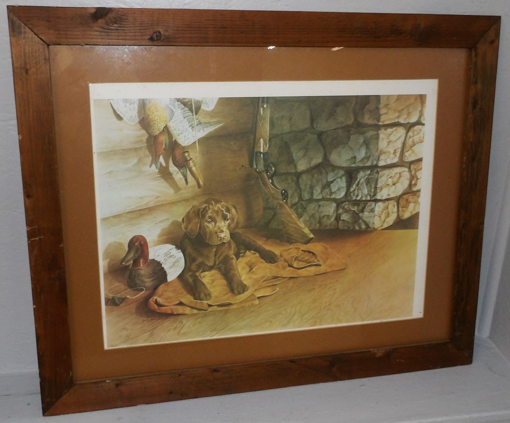 Framed Duck Hunting Print (1 of 6)