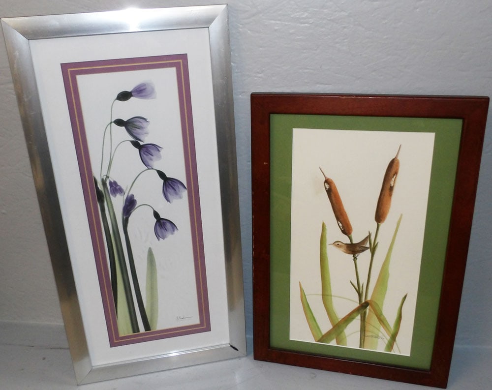 Two Framed Prints: Two Framed Prints . Up to 24" x 12" "ALL DESCRIPTIONS AND ANY CONDITION STATEMENT GIVEN BY LANGSTON AUCTION GALLERY ARE STRICTLY OPINIONS AND LANGSTON'S SHALL HAVE NO RESPONSIBILITY FOR ERRORS OR OMIS