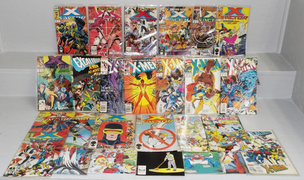 Over Thirty 1980's Marvel's X-Men, X-Factor, & Excalibur Comic Books (1 of 18)