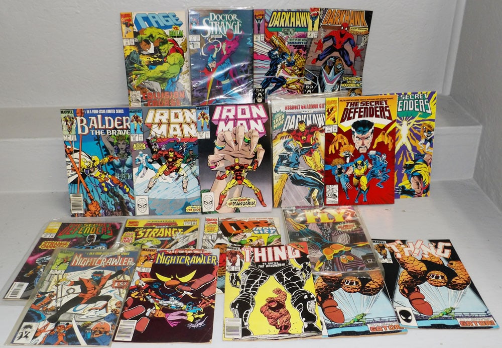 Over Twenty Five 1980's Marvel's Dr. Strange, The Thing, Iron Man, & The Eternals Comic Books (1 of 11)
