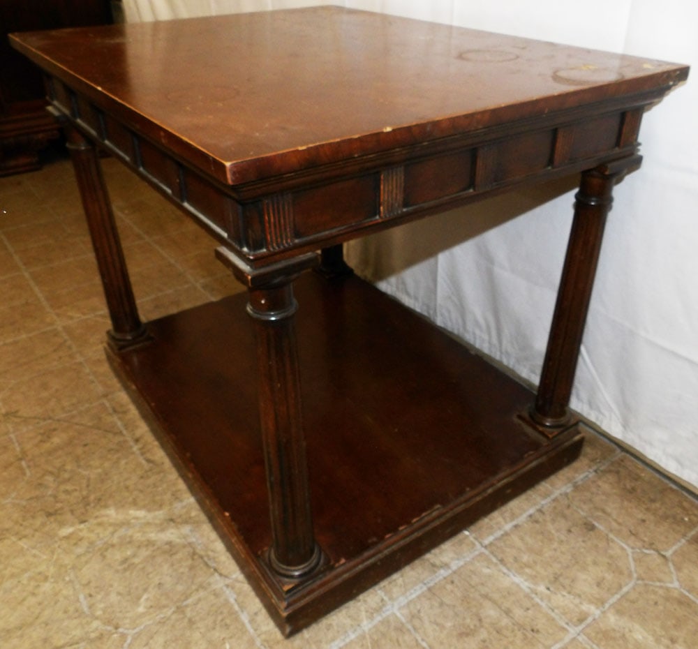 Mahogany End Table - 3