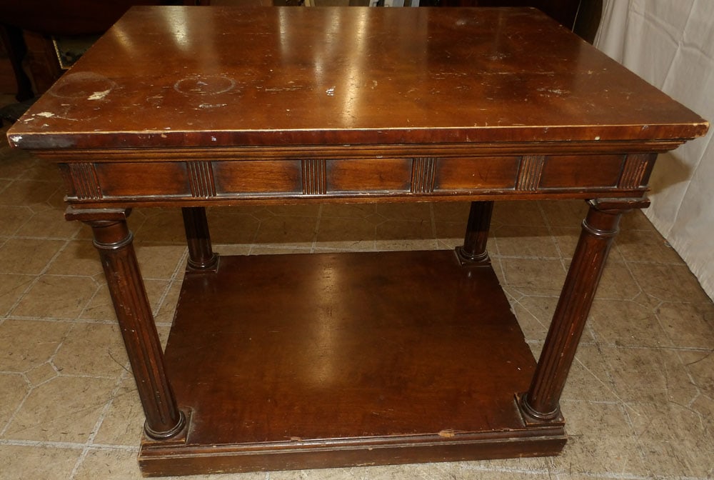 Mahogany End Table - 4