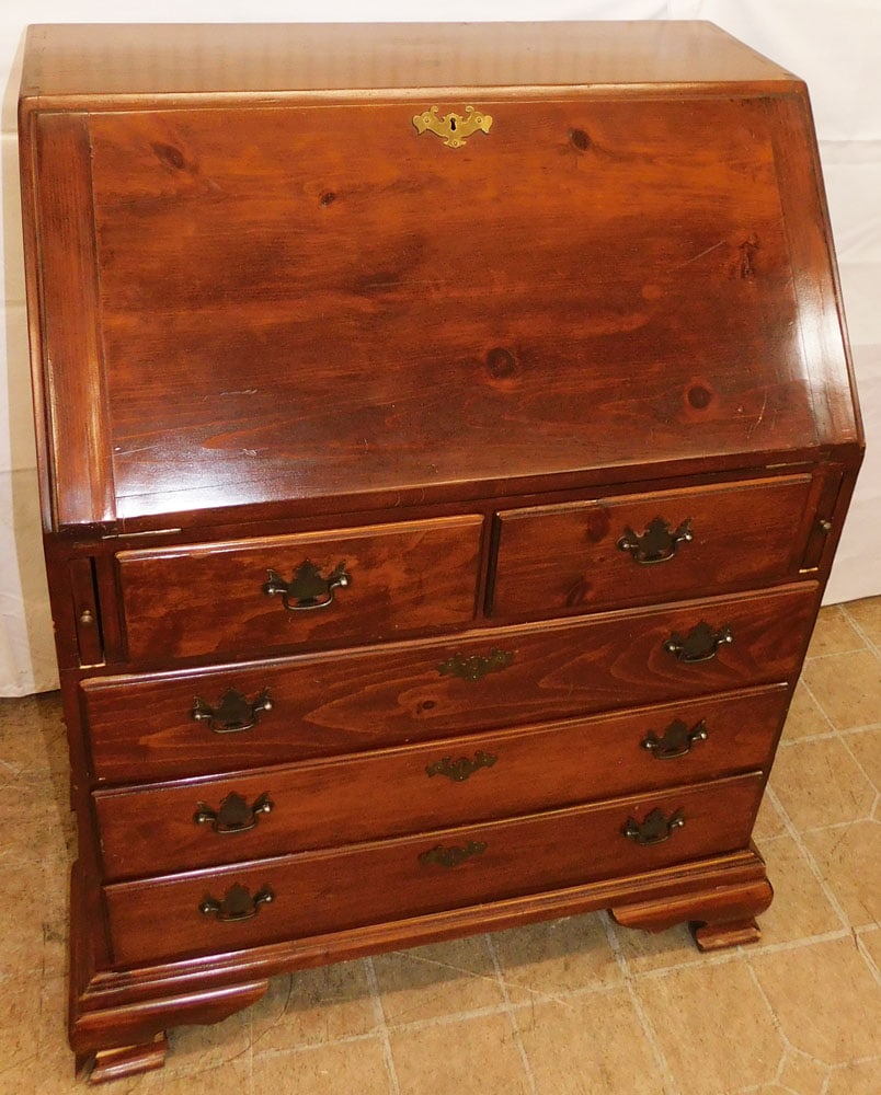Pine Bench Made Child's Slant Front Desk (1 of 8)