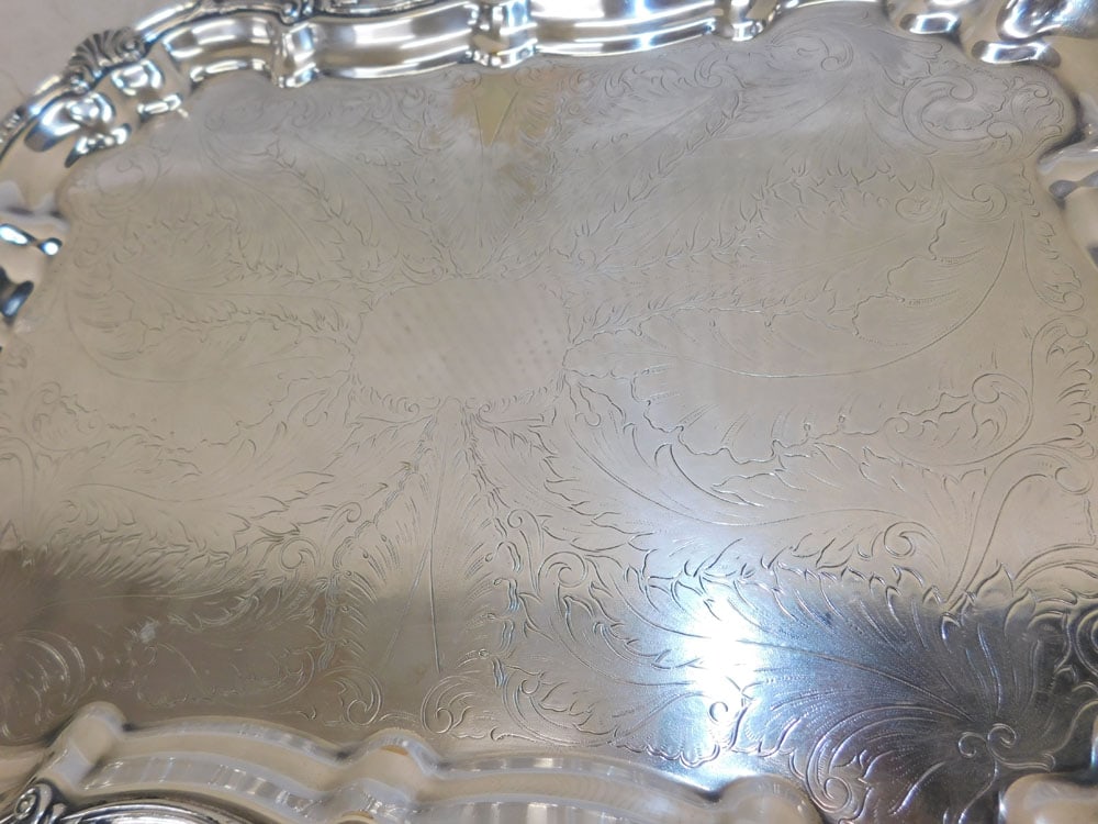 Silverplated Serving Tray - 2