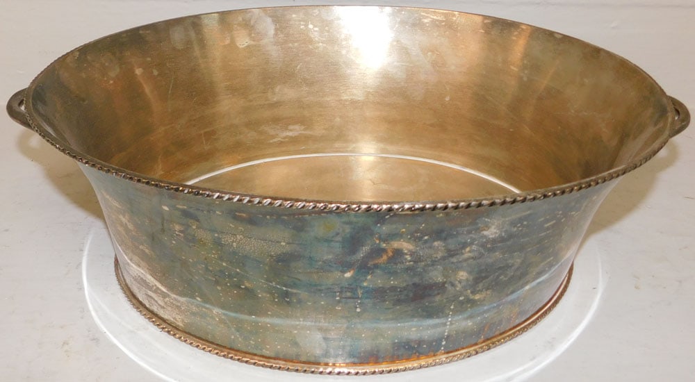 Silverplated Wine Cooler (1 of 3)