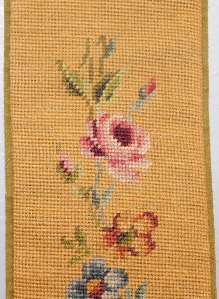 Brass & Needlepoint Bell Pull - 4