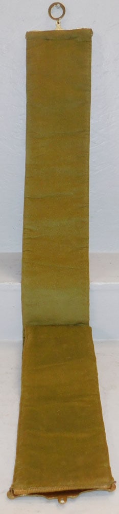 Brass & Needlepoint Bell Pull - 7