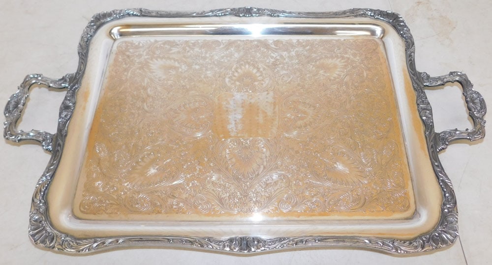 Silverplated Serving Tray (1 of 5)