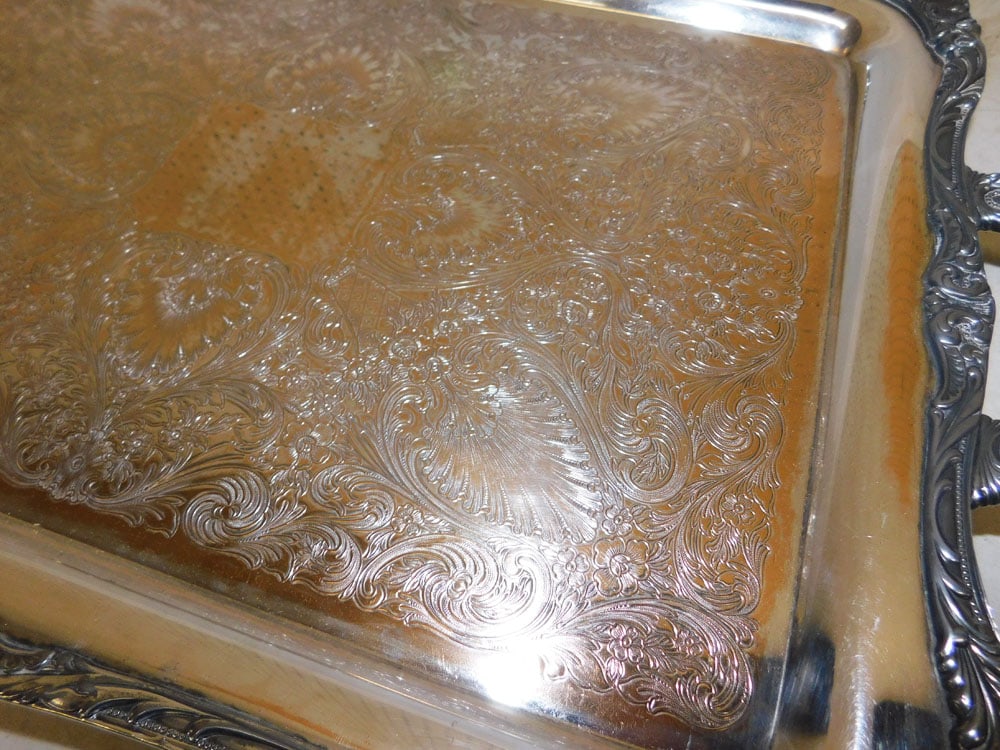 Silverplated Serving Tray - 2