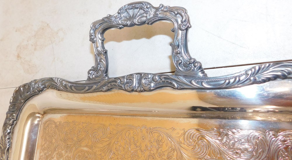 Silverplated Serving Tray - 3