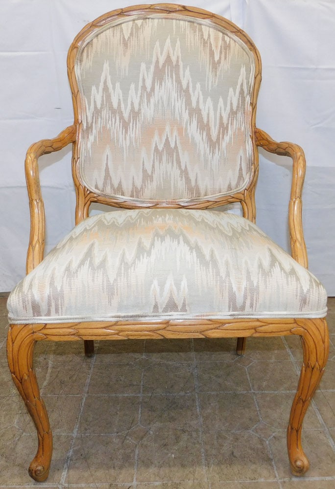 Carved Wood Arm Chair by Century Chair Company (1 of 7)