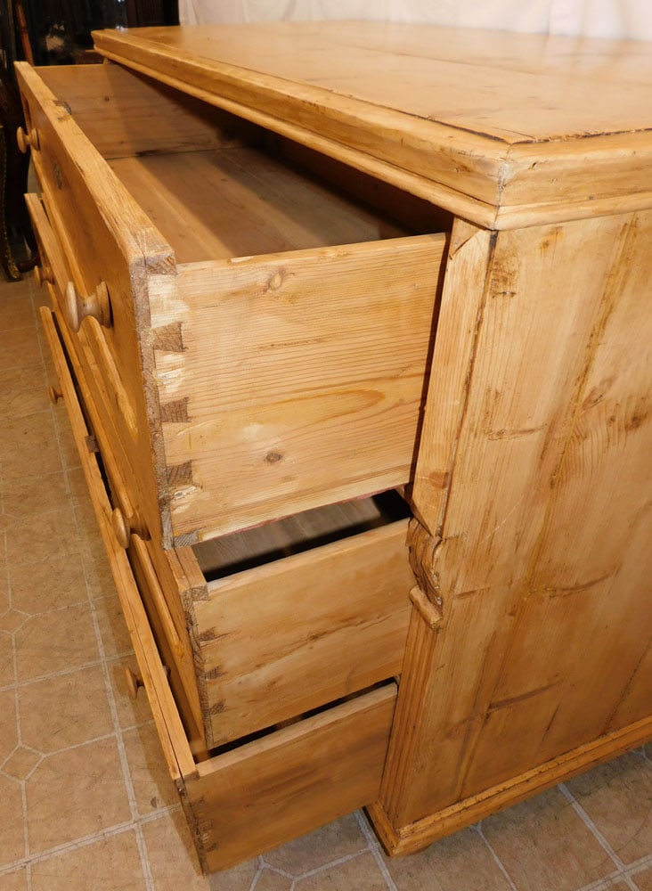 Scrub Pine Three Drawer Chest - 3