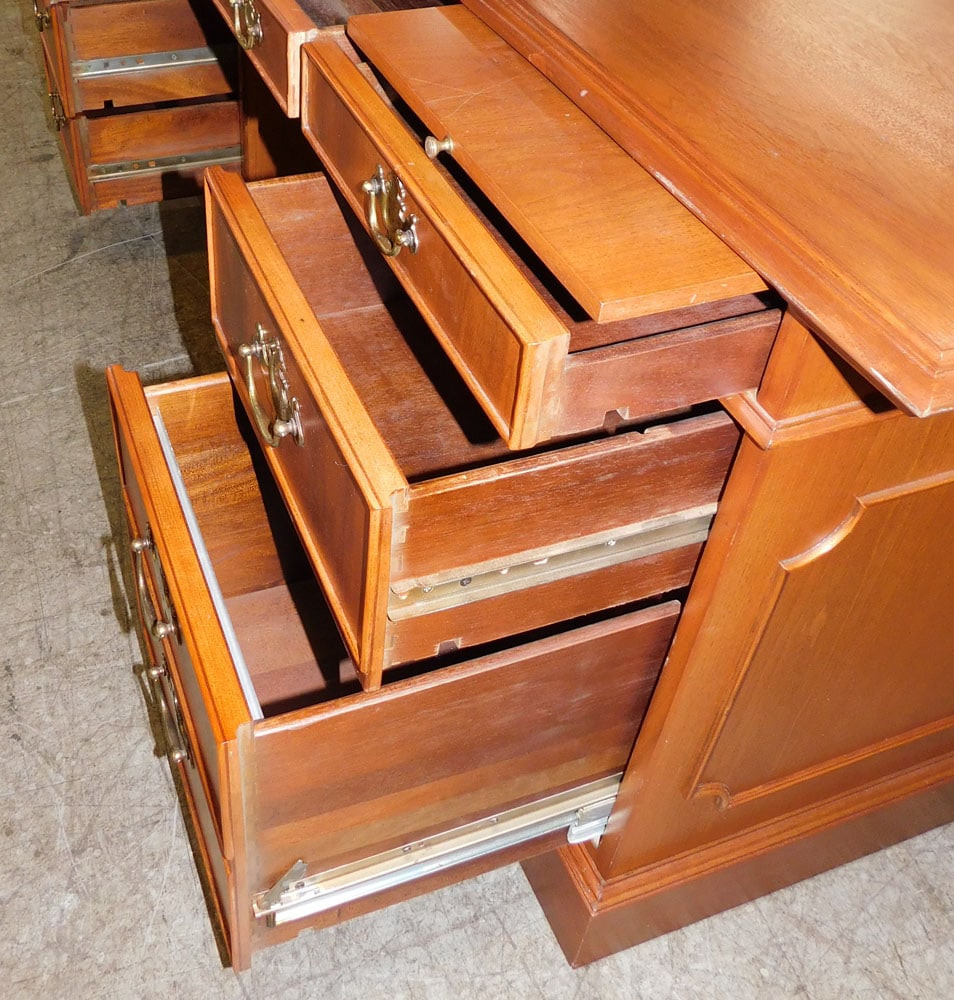 Walnut Executive Desk - 2
