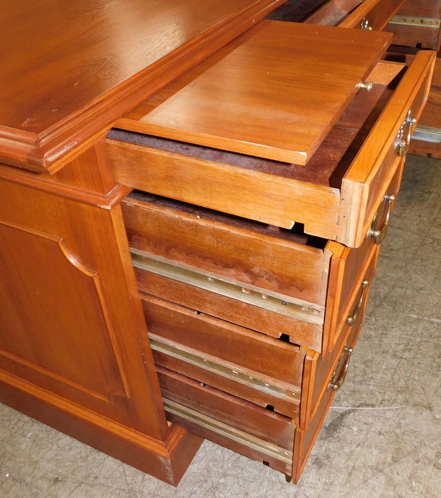 Walnut Executive Desk - 3