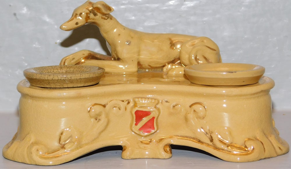 Porcelain Whippet Ink Stand (1 of 5)