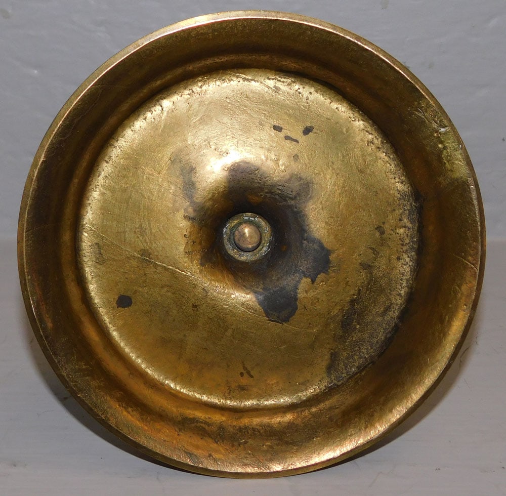 Brass Bell Bottom Candlestick - 4