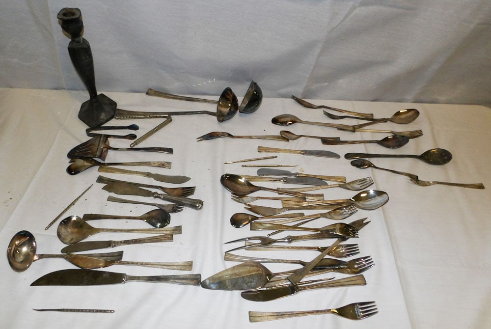 Lot of Silverplated Flatware, Some Solingen Germany (1 of 1)