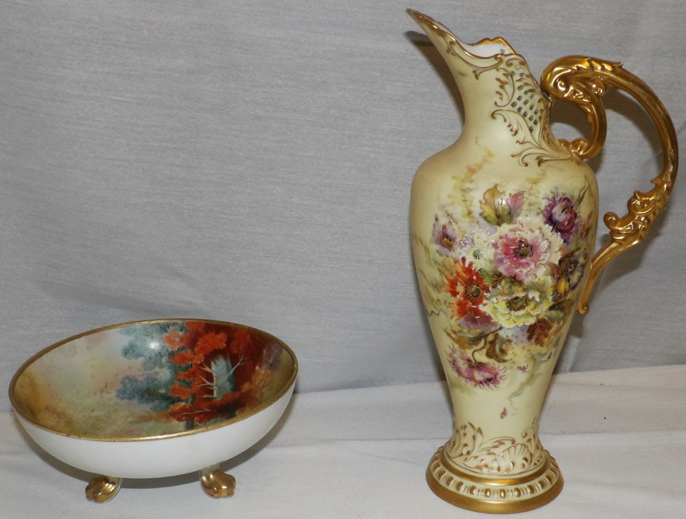 Hand Painted Porcelain German & Nippon Pieces (1 of 5)