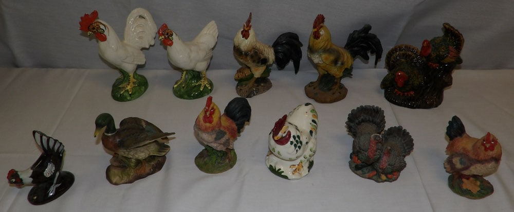 Lot of Porcelain & Resin Figurines (1 of 2)