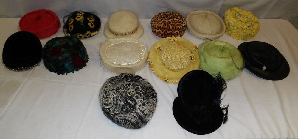 Lot of Ladies Hats (1 of 1)