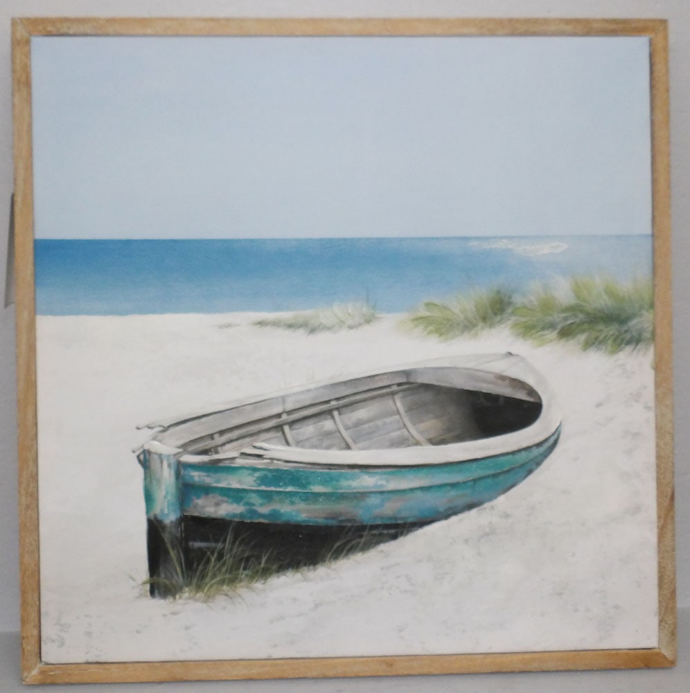 Framed Print on Canvas: Framed Print on Canvas . 27 3/4" x 27 1/2" "ALL DESCRIPTIONS AND ANY CONDITION STATEMENT GIVEN BY LANGSTON AUCTION GALLERY ARE STRICTLY OPINIONS AND LANGSTON'S SHALL HAVE NO RESPONSIBILITY FOR ERRORS 