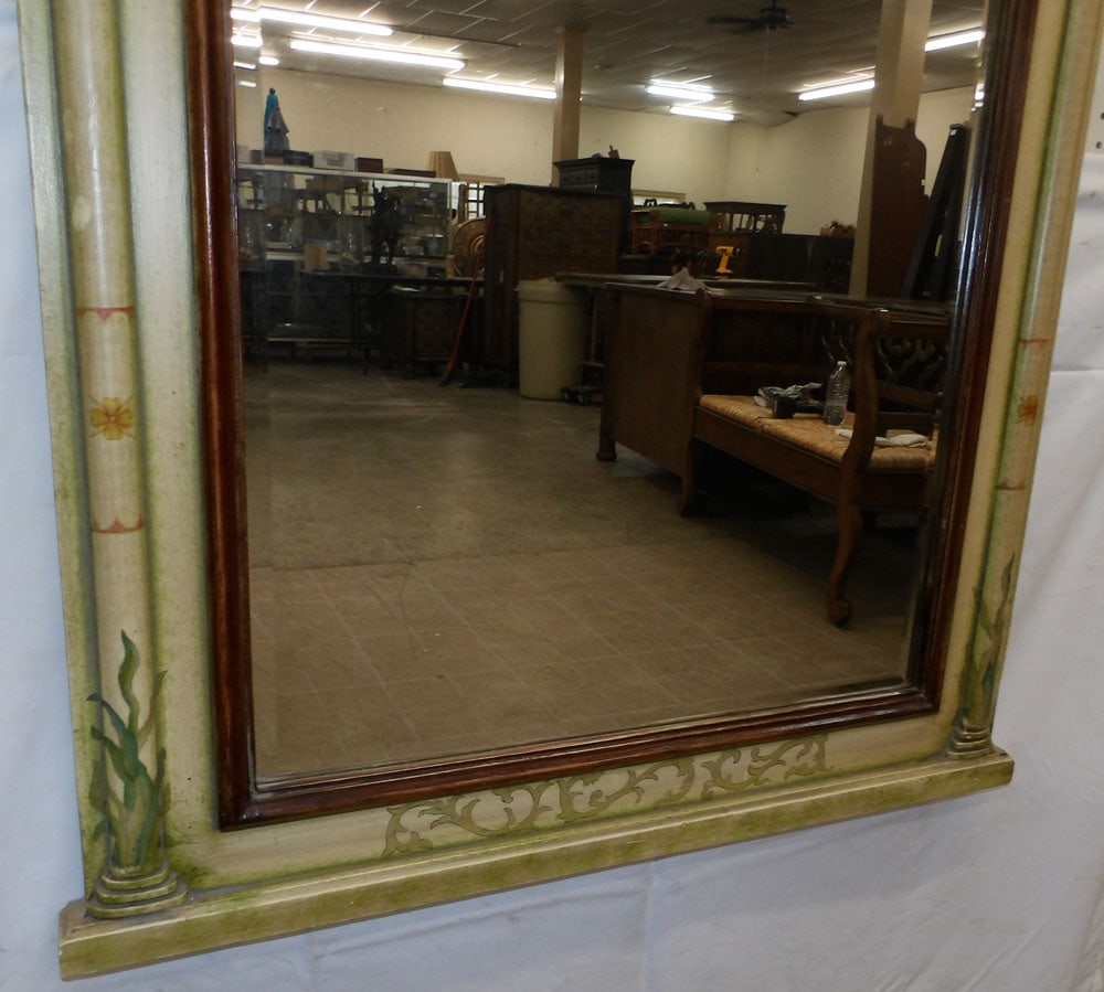 Painted Framed Mirror - 3