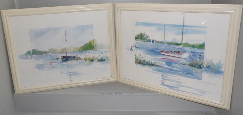 Two Framed Prints: Two Framed Prints . Up to 25 1/2" x 31 1/2" "ALL DESCRIPTIONS AND ANY CONDITION STATEMENT GIVEN BY LANGSTON AUCTION GALLERY ARE STRICTLY OPINIONS AND LANGSTON'S SHALL HAVE NO RESPONSIBILITY FOR ERRORS