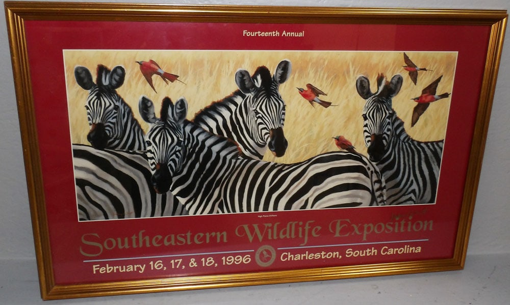 Framed Autographed Poster: Framed Autographed Poster . 18 1/2" x 29 1/4" "ALL DESCRIPTIONS AND ANY CONDITION STATEMENT GIVEN BY LANGSTON AUCTION GALLERY ARE STRICTLY OPINIONS AND LANGSTON'S SHALL HAVE NO RESPONSIBILITY FOR