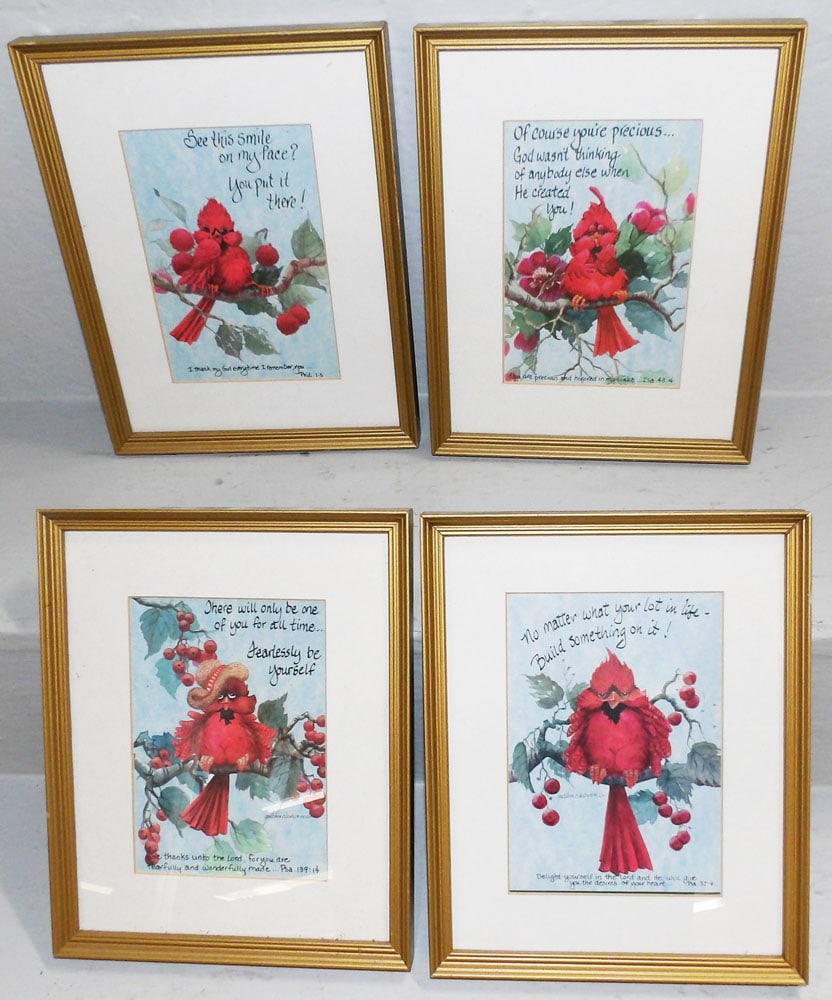 Four Framed Prints (1 of 4)