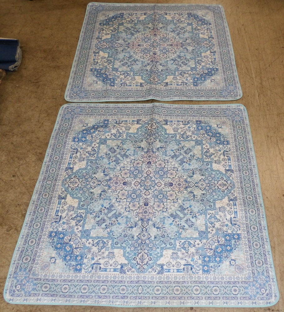 4' 11" x 5' Mat: 4' 11" x 5' Mat. "ALL DESCRIPTIONS AND ANY CONDITION STATEMENT GIVEN BY LANGSTON AUCTION GALLERY ARE STRICTLY OPINIONS AND LANGSTON'S SHALL HAVE NO RESPONSIBILITY FOR ERRORS OR OMISSIONS. THE ABSENCE