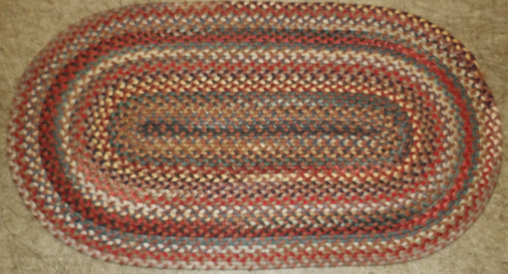 3' 6" x 5' 7" Hook Rug: 3' 6" x 5' 7" Hook Rug. "ALL DESCRIPTIONS AND ANY CONDITION STATEMENT GIVEN BY LANGSTON AUCTION GALLERY ARE STRICTLY OPINIONS AND LANGSTON'S SHALL HAVE NO RESPONSIBILITY FOR ERRORS OR OMISSIONS. THE