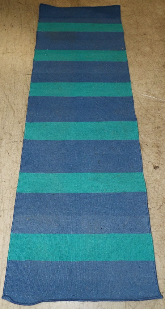 2' 7" x 8' 1" Wool Rug: 2' 7" x 8' 1" Wool Rug . "ALL DESCRIPTIONS AND ANY CONDITION STATEMENT GIVEN BY LANGSTON AUCTION GALLERY ARE STRICTLY OPINIONS AND LANGSTON'S SHALL HAVE NO RESPONSIBILITY FOR ERRORS OR OMISSIONS. THE