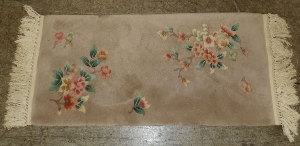 2' x 5' Aubusson Rug: 2' x 5' Aubusson Rug . "ALL DESCRIPTIONS AND ANY CONDITION STATEMENT GIVEN BY LANGSTON AUCTION GALLERY ARE STRICTLY OPINIONS AND LANGSTON'S SHALL HAVE NO RESPONSIBILITY FOR ERRORS OR OMISSIONS. THE