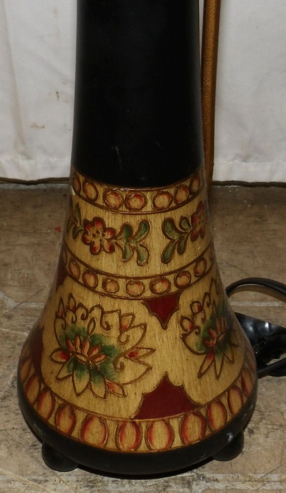 Painted Resin Lamp - 3