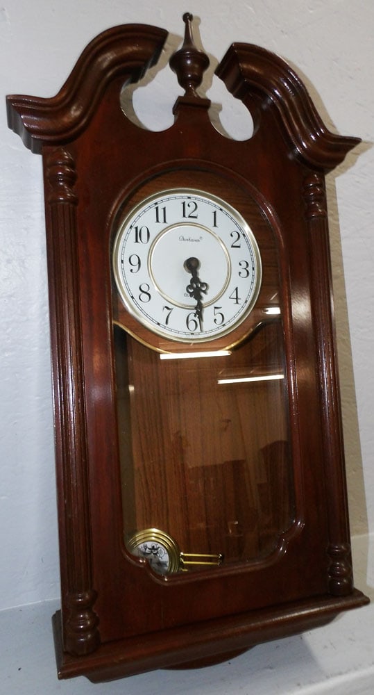 Dunhaven Mahogany Case Wall Clock (1 of 6)