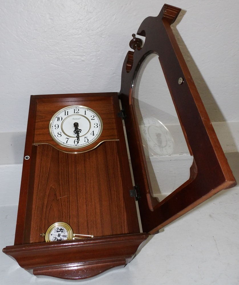 Dunhaven Mahogany Case Wall Clock - 5
