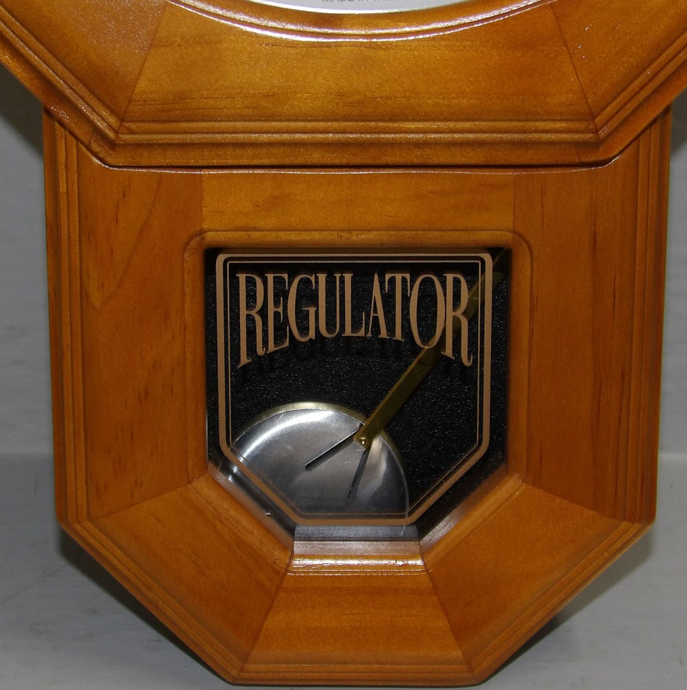 Pine Regulator Wall Clock - 3