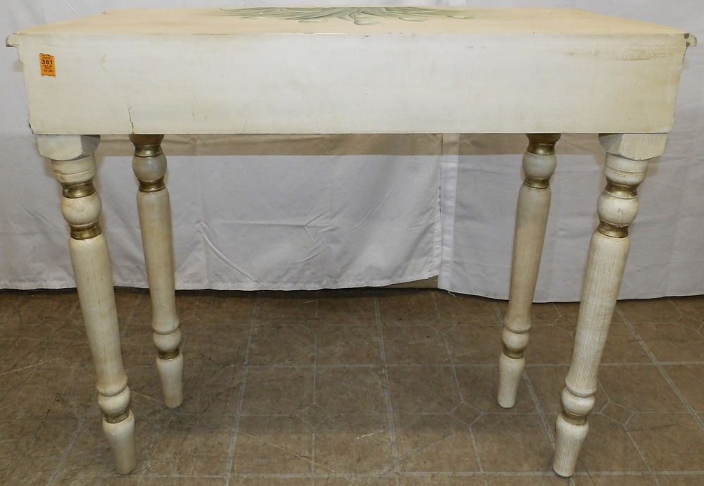 Paint Decorated Console - 5