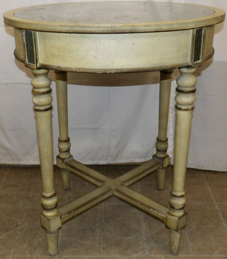 Round Painted Table (1 of 5)