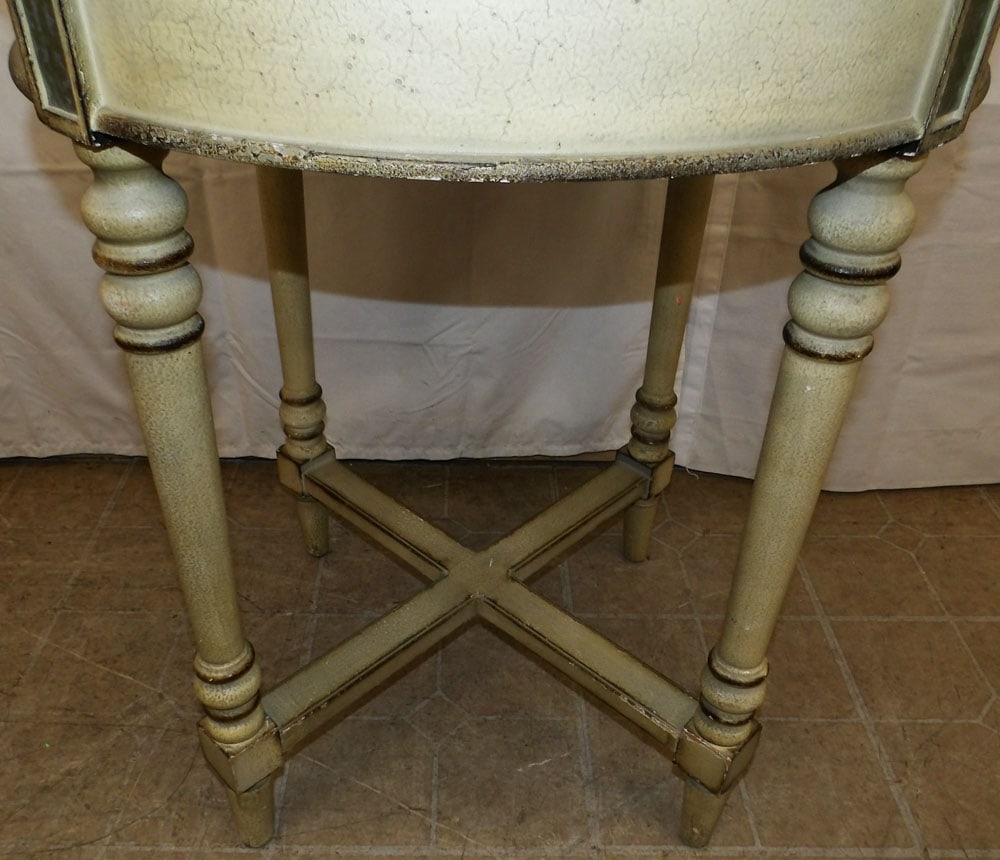Round Painted Table - 3