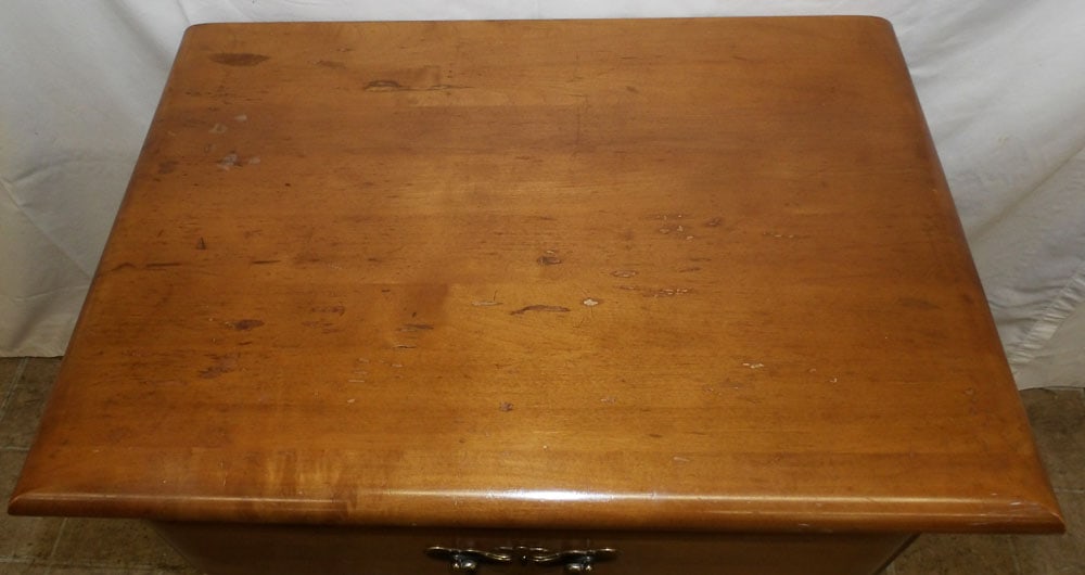 Maple Three Drawer Night Stand - 2