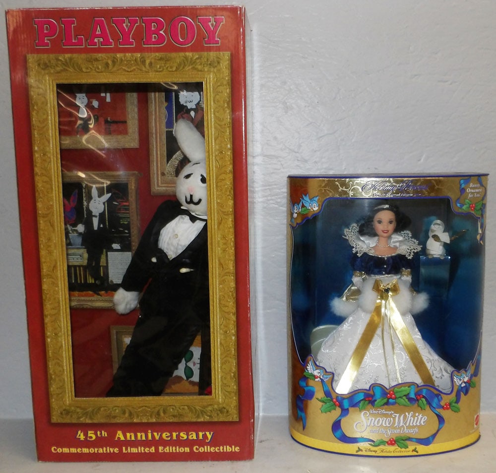 Playboy Bunny Doll in Box & Mattel Barbie Doll in Box (1 of 2)