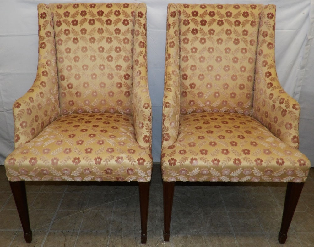 Pair of Upholstered Arm Chairs (1 of 4)