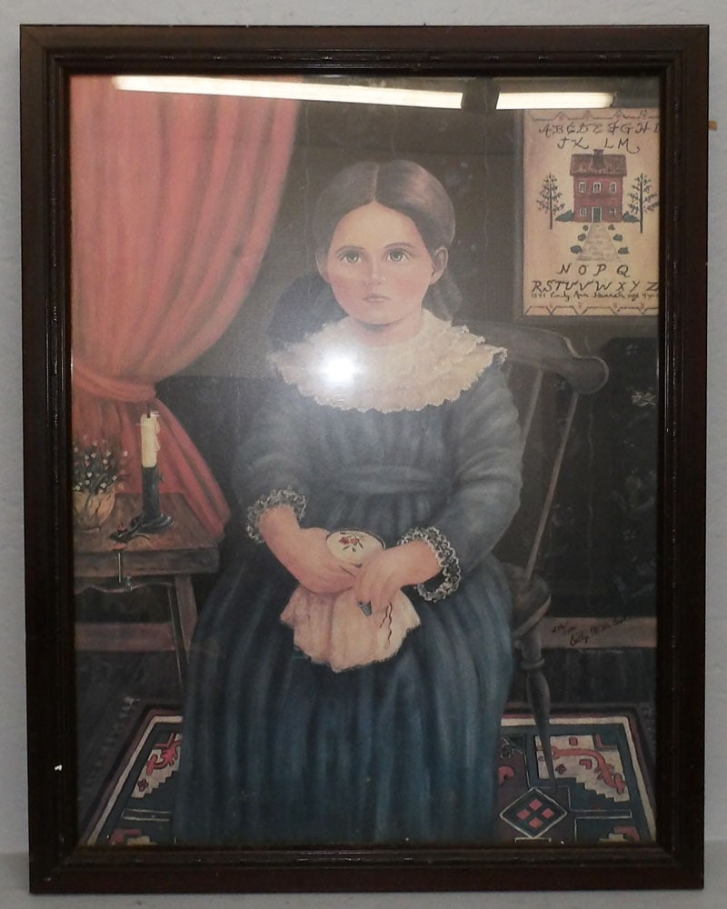 Framed Print: Framed Print . 25 1/2" x 20 1/4" "ALL DESCRIPTIONS AND ANY CONDITION STATEMENT GIVEN BY LANGSTON AUCTION GALLERY ARE STRICTLY OPINIONS AND LANGSTON'S SHALL HAVE NO RESPONSIBILITY FOR ERRORS OR