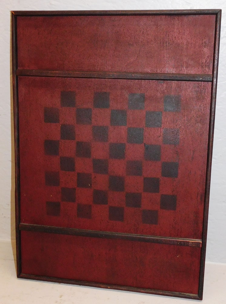 Painted Wood Checkerboard (1 of 2)