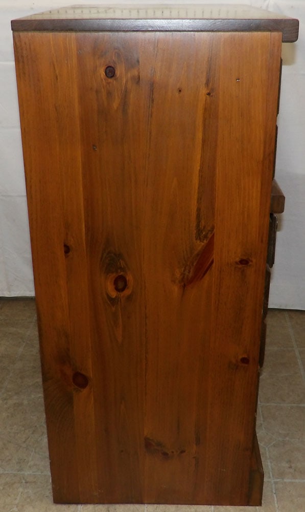Pine Four Drawer Chest - 5
