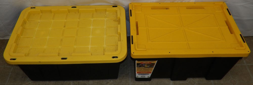 Two Storage Boxes with Lids - 2