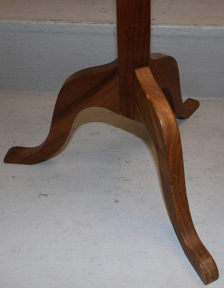 Walnut Bench Made Newspaper Stand - 2
