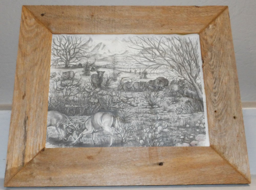 Framed Print Entitled "Awaiting the Outcome" by Sandra Howell: Framed Print Entitled "Awaiting the Outcome" by Sandra Howell. 16 1/4" x 19 1/4" "ALL DESCRIPTIONS AND ANY CONDITION STATEMENT GIVEN BY LANGSTON AUCTION GALLERY ARE STRICTLY OPINIONS AND LANGSTON'S